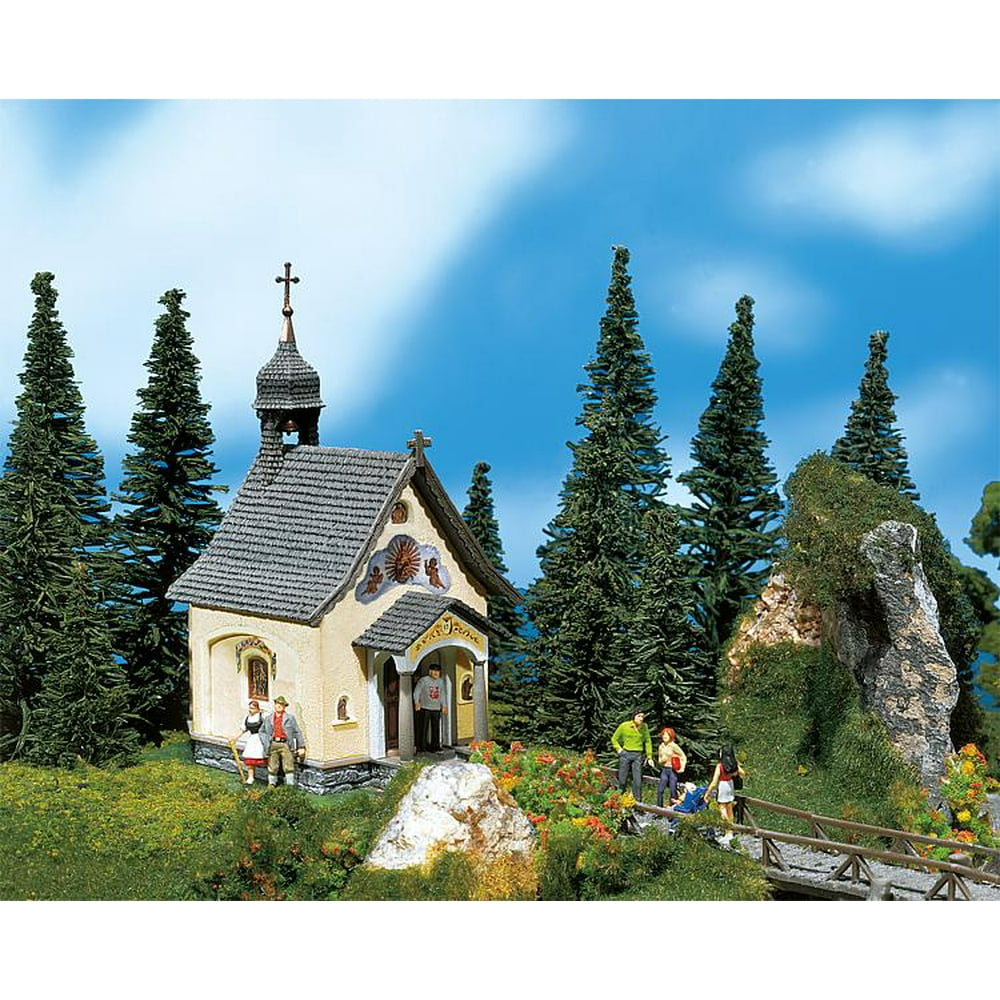 Faller HO Scale Building/Structure Kit St. Bernhard Chapel/Rural Church