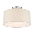 thumbnail image 4 of Livex Lighting - Meadow - 1 Light Semi-Flush Mount in Minimalist Style - 13, 4 of 10