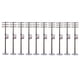 thumbnail image 4 of Mini postes de plástico desmontables para líneas eléctricas, 10 unidades, para maquetas de trenes, escala 1:100 8cm, 4 of 8