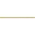 thumbnail image 3 of 14k Yellow Gold 1.5mm Cyclone Chain Necklace Pendant Charm Cris Cros, 3 of 9
