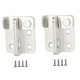thumbnail image 4 of YUYUETIME 2 Sets Sliding Door Locks Security Mechanism for Home Decoration in Silver Color, 4 of 8