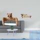 thumbnail image 2 of Porta rollo de papel higiénico con forma de búho de dibujos animados creativos y sofá cama de madera en miniatura, modelo DIY, accesorios para fotos,, 2 of 8