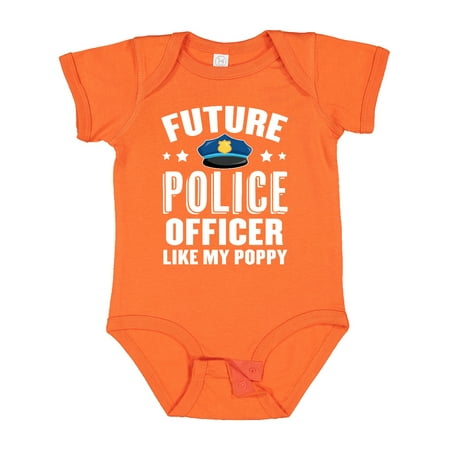 

Inktastic Future Police Officer Like My Poppy Gift Baby Boy or Baby Girl Bodysuit