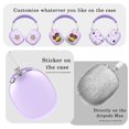 thumbnail image 5 of Aiaabq Funda Para Airpods Max Funda Antirrayas Para Almohadillas Para Los Oídos/Cubierta Para Las Orejeras/Cubierta Para La Diadema Para Airpods Max. Tpu Suave Transparente Y Piel De Silicona A Prueba, 5 of 5