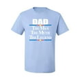 thumbnail image 2 of Wild Bobby,Dad The Man The Myth The Legend Best Daddy Father Gift, Father's Day, Men Graphic Tees, Light Blue, Small, 2 of 3
