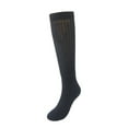 thumbnail image 5 of Resicozy Womens Crew Socks Casual Cotton Slouchy Boot Socks Fashion Solid Color Fall Winter Stockings 2026 Black, 5 of 5