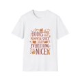thumbnail image 2 of Book Coffee Lover Men Women Pumpkin Pie Fun Shirts, 2 of 7