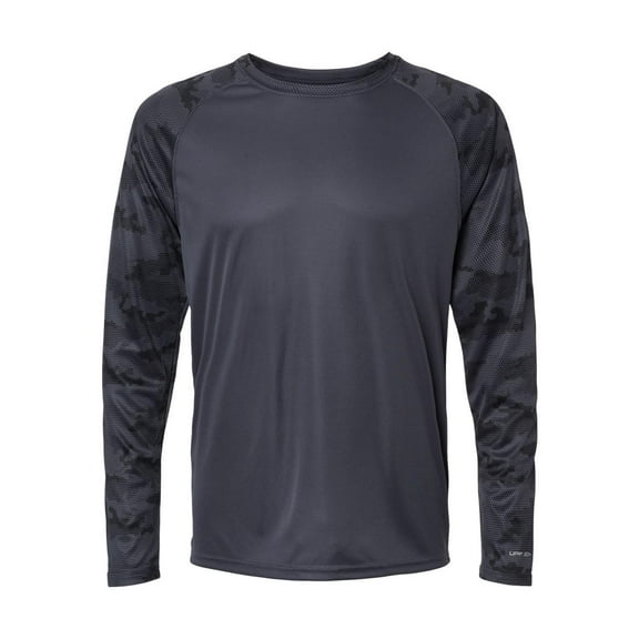 Paragon Cayman Performance Camo Colorblocked Long Sleeve T-Shirt