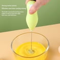 thumbnail image 4 of Inteprter Batidor de huevos eléctrico Batidor de mano de cocina Agitador en forma de 8 Espumador de leche de panadería para el hogar con Cocina y Comedor Verde Inteprter HA065089-03, 4 of 6