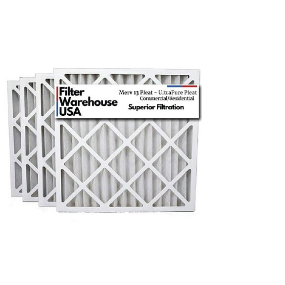 UltraPURE Plus 20x25x4 MERV 13 HVAC Air Filter (6 Pack)