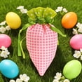 thumbnail image 4 of 1/4 Pc Easter Basket Carrot Design Drawstring Party Bags, Easter Celebration Gift Pouches for Candy Eggs, Small Favors, Birthday Events, Garden Theme Decorations and Special Occasion Supplies, 4 of 6