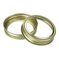 thumbnail image 1 of Uxcell Canning Jar Rings, 60 Pack - Tinplate Split-Type Mason Jar Replacement Bands Regular Mouth Leak Proof (Gold), 1 of 6