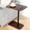 Walnut, variant on YOYTOO Small Side Table Couch End Table Accent Table Tray Table Little Table for Living Room Small Spaces, Walnut, Height Adjustable
