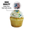 thumbnail image 3 of Deer USA Flag American Traditions Hunting Cupcake Picks Toppers Decoration Set of 6, 3 of 7