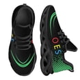 thumbnail image 1 of Zapatillas de deporte de malla con diseño de la Orden del Este de OES Sistars para mujer, zapatos de plataforma con cordones, ligeros y transpirables, 1 of 6