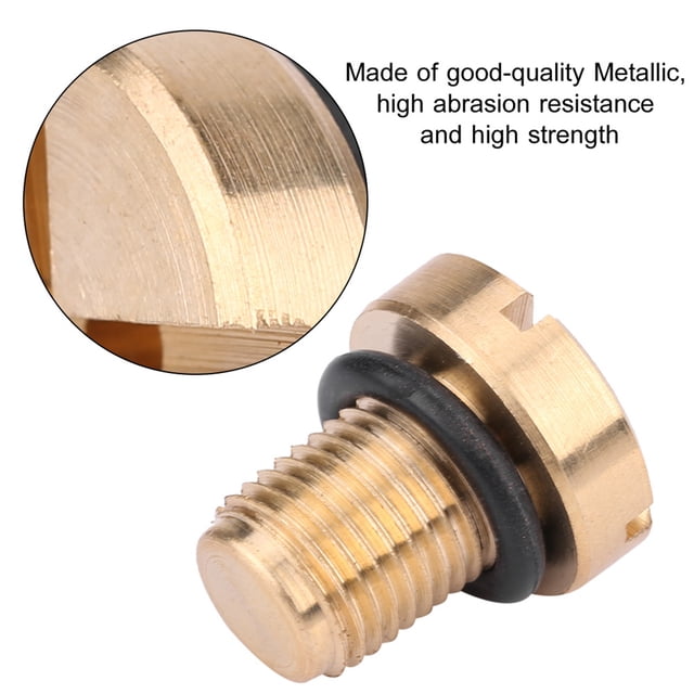 17111712788 Tornillo de Drenaje del Tanque de Expansió del Radiador Metálico Con Goma o Anillo de Oro para Varios