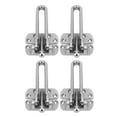 thumbnail image 3 of Door Lock Latch, Shock Resistant Zinc Alloy Swing Bar Lock 4 Pcs Rust Proof  For Home, 3 of 8