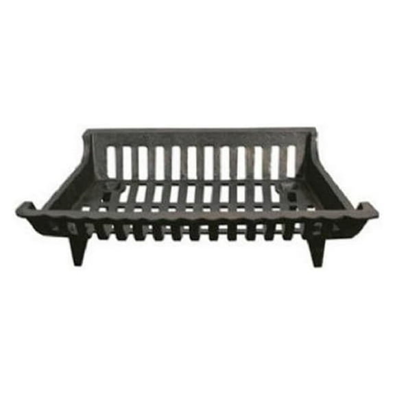 18 Inch Cast Iron Fireplace Grate for Fireplace Log and Holders, Home Improvement, and Hearth , Black