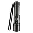 thumbnail image 2 of LED Mini Rechargeable Flashlight, Portable USB Battery Powered Outdoor Torch with Strong Focus Telescopic Beam, Waterproof Multi-Mode Camping Hiking Emergency Light for Night Exploration, 2 of 9
