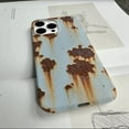thumbnail image 3 of Vintage Rust Look Phone Case Compatible with iPhone 16/15/14/13/12/11 ProMax, Rusty Imitation Phone Cover, Creative Industrial Iron Inspired Shockproof TPU Case (iPhone16 Pro,Rust), 3 of 6