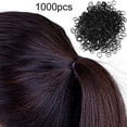 thumbnail image 2 of 1000Pcs Elastic Hair Rope Ties Women Girls Bind Ponytail Holder Rubber Band, 2 of 10
