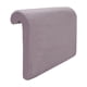 thumbnail image 2 of Cabecero colgante para cama de dormitorio, almohada con funda extraíble, almohada moderna para cabecera, soporte lumbar, funda protectora, decoración Franela gris claro, 2 of 9
