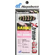 Hayabusa EX0016 Xtremeglo SW Sabiki Rig Size 6 12Us 6Hooks
