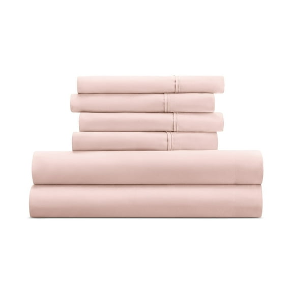 Kaycie Gray Microfiber 4-Pc. Sheet Set, Twin Xl - Pink
