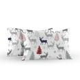 thumbnail image 2 of Heavyweight Printed Flannel Sheets 170GSM - Christmas Deer, 2 of 2