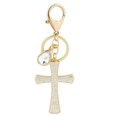 ifundom Elegant Cross Pendant Silver 1Set 5.2x1.8in