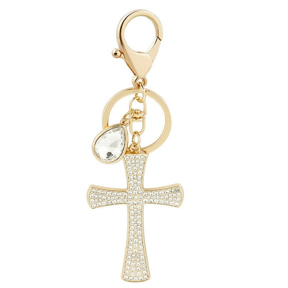 Car Accessories Cross Keychain Decorative Pendant Light Weight