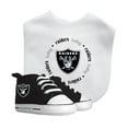 thumbnail image 2 of BabyFanatic 2 Piece Bib and Shoes - NFL Las Vegas Raiders - White Unisex Infant Apparel, 2 of 4