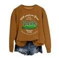 thumbnail image 3 of Well Paint Me Green And Call Me A Pickle Because I'm Done Dillin’With You People Sweatshirts for Women Pullover Tops, 3 of 7