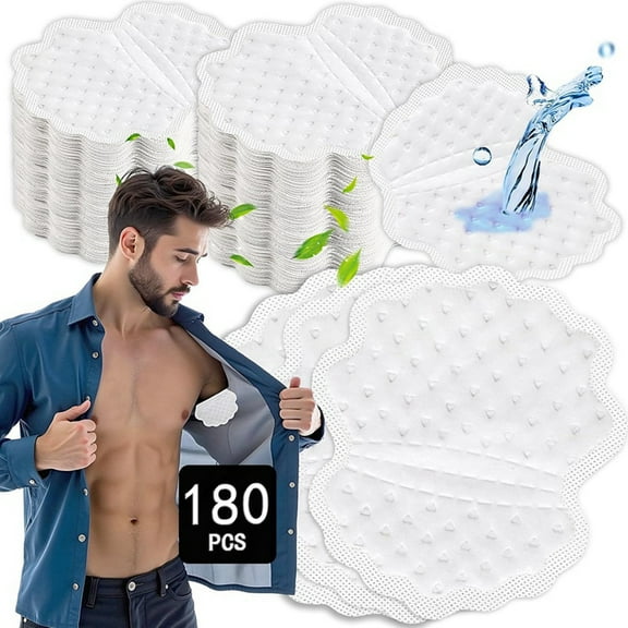 Armpit Sweat Pads, 200 Pcs Underarm Sweat Pads Hyperhidrosis, Disposable Sweat Pads for Under Arms, Sweat Free Armpit