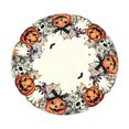 thumbnail image 2 of Round Halloween Tablecloth 52 Inch Diameter Stretch Waterproof Fitted Elastic Table Cover for Halloween Party Decor Dining Table Gothic Spooky Halloween Decoration Holiday, 2 of 7