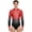 Red, variant on Men Figure Skating Shirt Competition Dress Long Sleeve Gymnastics Dance Leotard Cha-cha Bodysuit Green XL