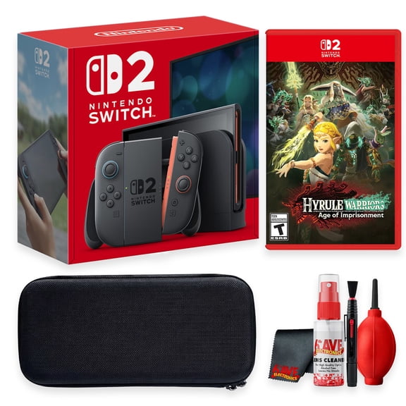 Nintendo Switch 2 Console | Hyrule Warriors: Age of Imprisonment Switch 2 Edition Carrying Case Cleaning Kit