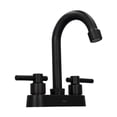 thumbnail image 1 of mezcladora ecológica para lavabo 4 pulgadas negro mate, 1 of 1