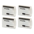 thumbnail image 4 of Adaptador de Tarjeta de Juego, Adaptador de Tarjeta de Memoria Portátil Abs Ligero 4pcs para Tarjeta de Juego para Tarjeta de Memoria, 4 of 7