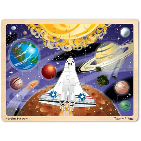 Melissa & Doug Space Voyage Wooden Jigsaw Puzzle (48