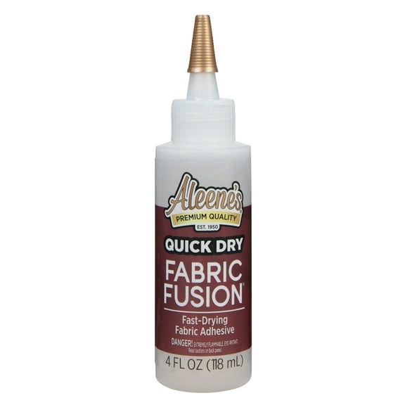 Aleene's Fabric Fusion Quick Dry Adhesive Glue, 4oz