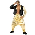 thumbnail image 5 of Morph Mens 1990s Gold Rapper Costume Adult Rap MC Fancy Dress Halloween Multi-color XL, 5 of 6