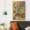 thumbnail image 4 of Middle Earth Map from Lord of The Rings Poster Art Poster Canvas Painting Decor Wall Print Photo Gifts Home Modern Decorative Posters 12x18inch(30x45cm), 4 of 6