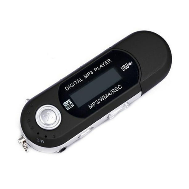 AUST Portable Mp3 USB Digital MP3 Music Player LCD Screen Support 32GB TF Card FM - Walmart.com