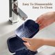 thumbnail image 5 of 2 Pack Shower Soap Dish with Wall Drain, Soap Dish with Sticker, Travel Soap Container, Bathroom Soap Box Tray, Keep Soap Dry. Bathroom accessories., 5 of 5