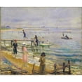 thumbnail image 3 of William James Glackens 23x20 Black Modern Framed Museum Art Print Titled - Jetties at Bellport (1912), 3 of 5