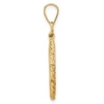 thumbnail image 3 of FJC Finejewelers 14 kt Yellow Gold Twisted Wire 16.5mm x 1.35mm Screw Top Coin Bezel Pendant, 3 of 6
