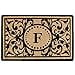 thumbnail image 3 of Nedia Home O2319F 22 x 36 Po Heavy Duty Coco Mat Monogrammé F, 3 of 4