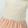 thumbnail image 6 of NZRVAWS 6T Little Girls Sleeveless Dress 6-7 Years Little Baby Girls Suspender Dress Little Girls Summer Dress Apricot, 6 of 8