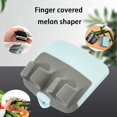 thumbnail image 2 of AMERTEER Finger Cot Cutter Vegetable Slicer Creative Easy to Use Non-slip Handle Multifunctional Novelty Peeled PP Material Finger Cot Fruit Peeler Kitchen Tool, 2 of 6